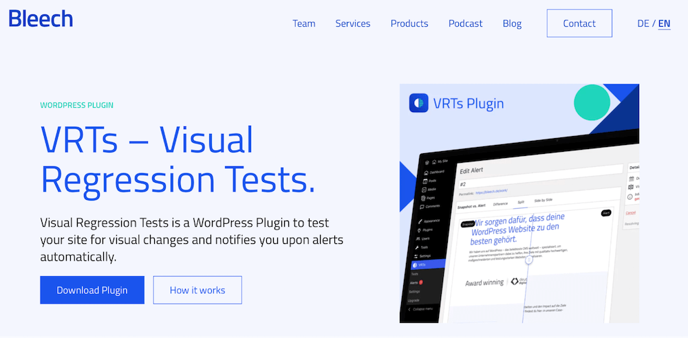 VRTs - Visual Regression Tests