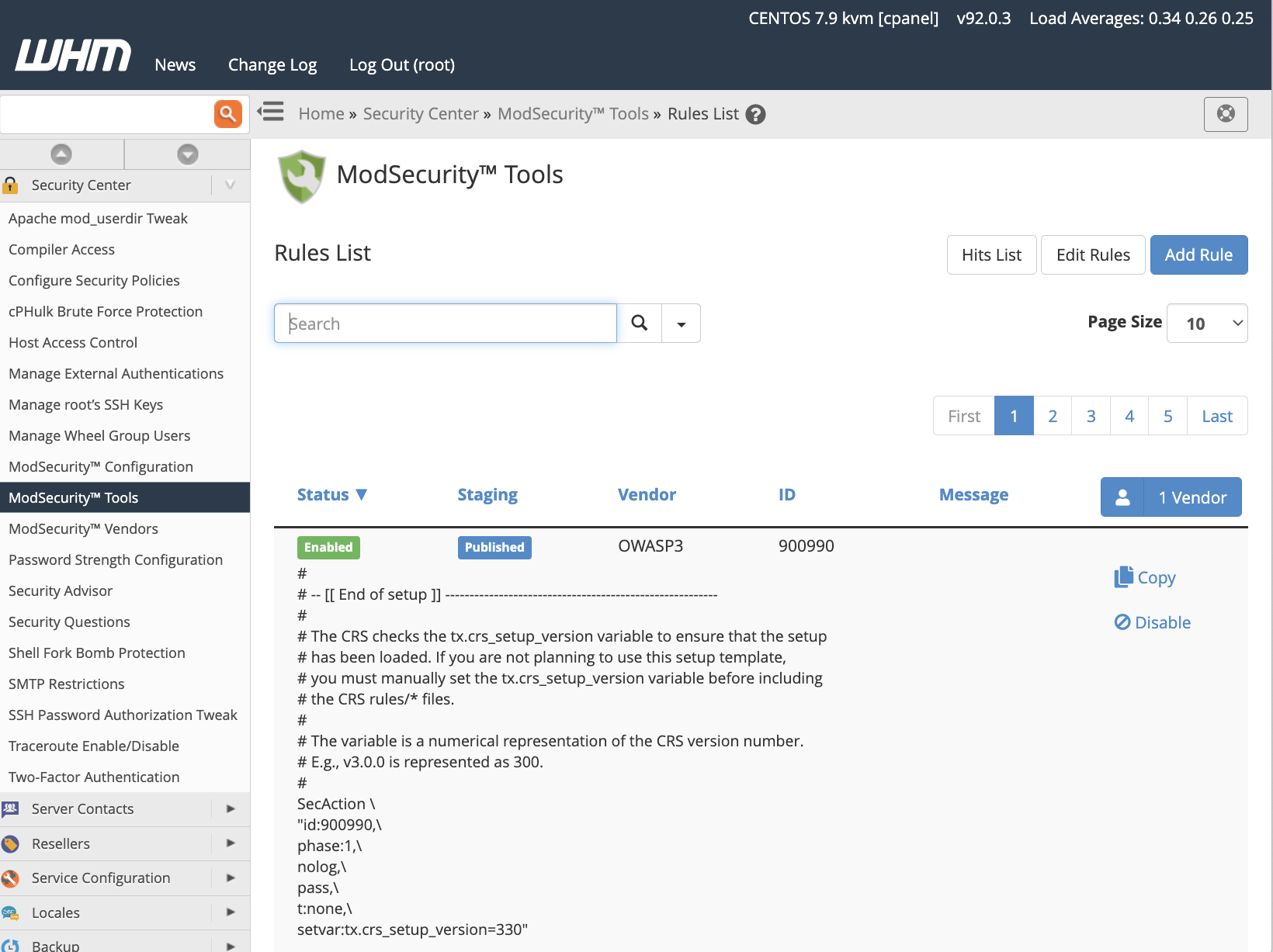 cPanel ModSec 3 Tools